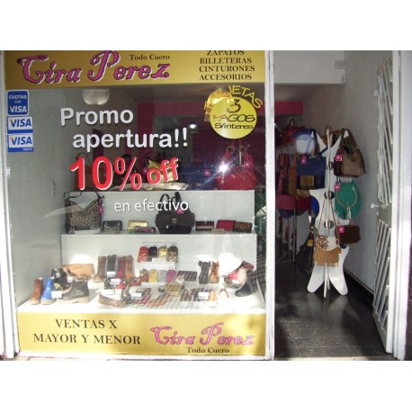 Cira Perez. Carteras y calzados de cuero en Villa del Parque